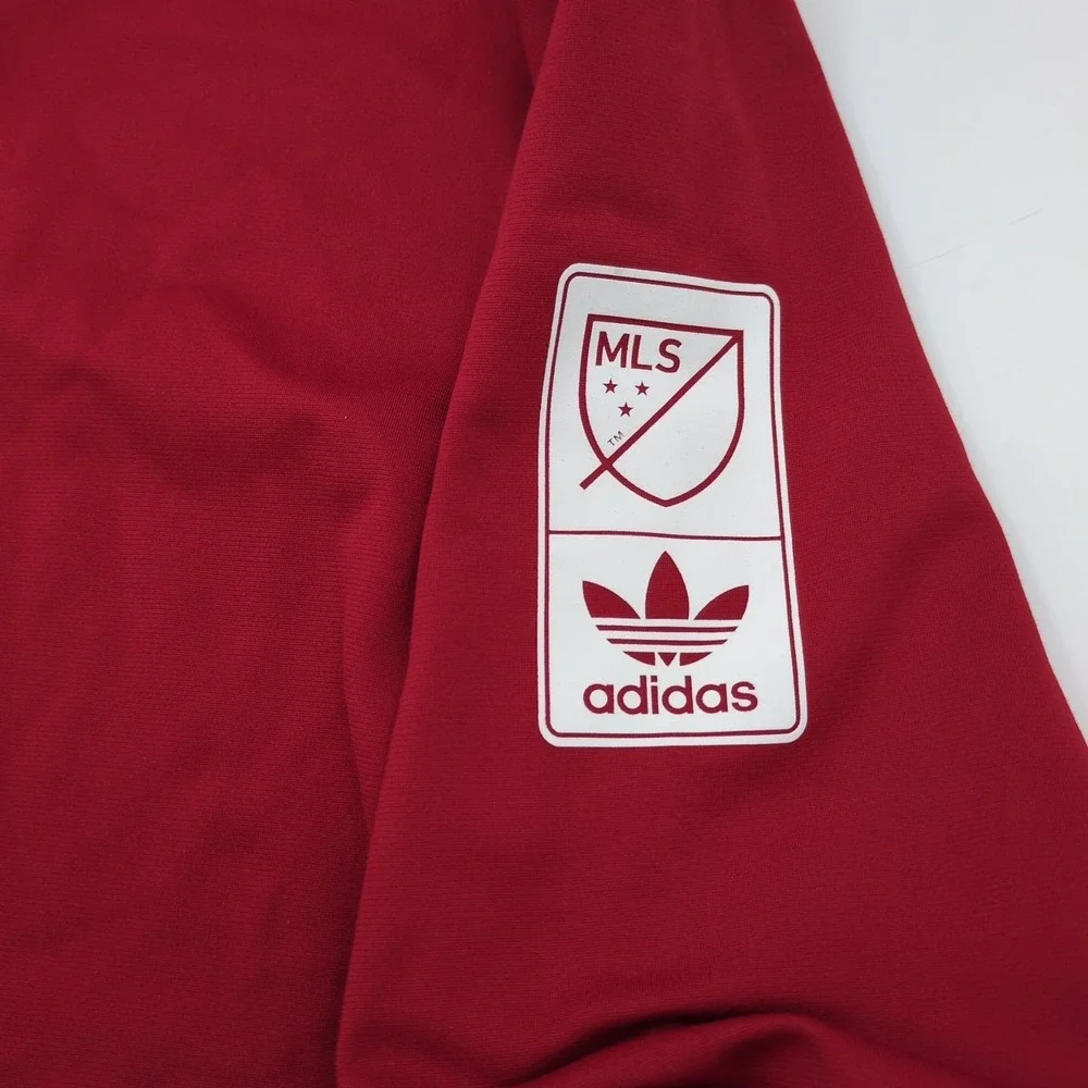 Adidas 2015 Chicago Fire FC MLS Anthem Track Jacket Men's Size Medium M Red